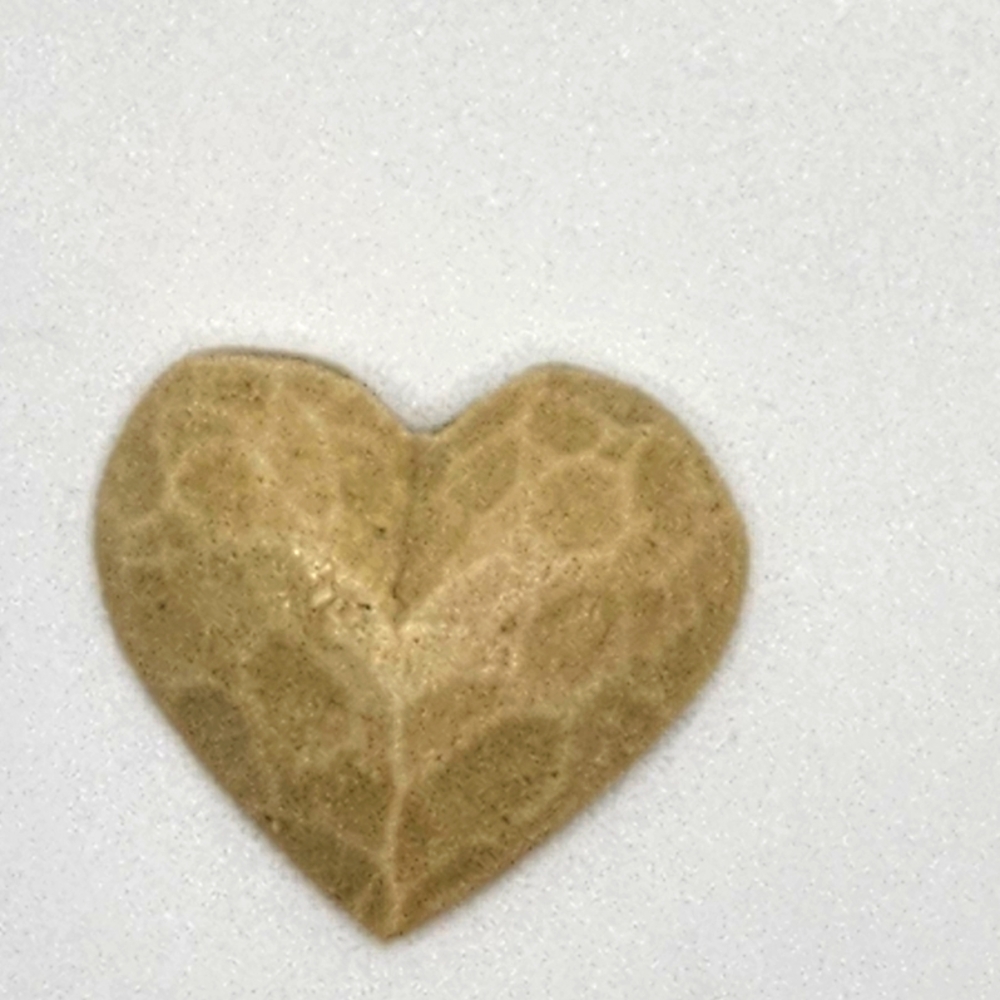 Cimarron Pottery Vintage Ceramic Small Hearts 7 Pieces Unpainted